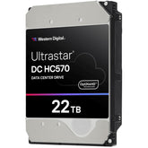 Wd 22 Tb Ultrastar Dc Hc570 3.5" Sata 6gbps Internal Data Center Hdd,up To 600 Mb/s Data Transfer Rate, 512mb Cache, 2.5 Million Hours Mtbf, 600000 Load/unload Cycles - CompuMe